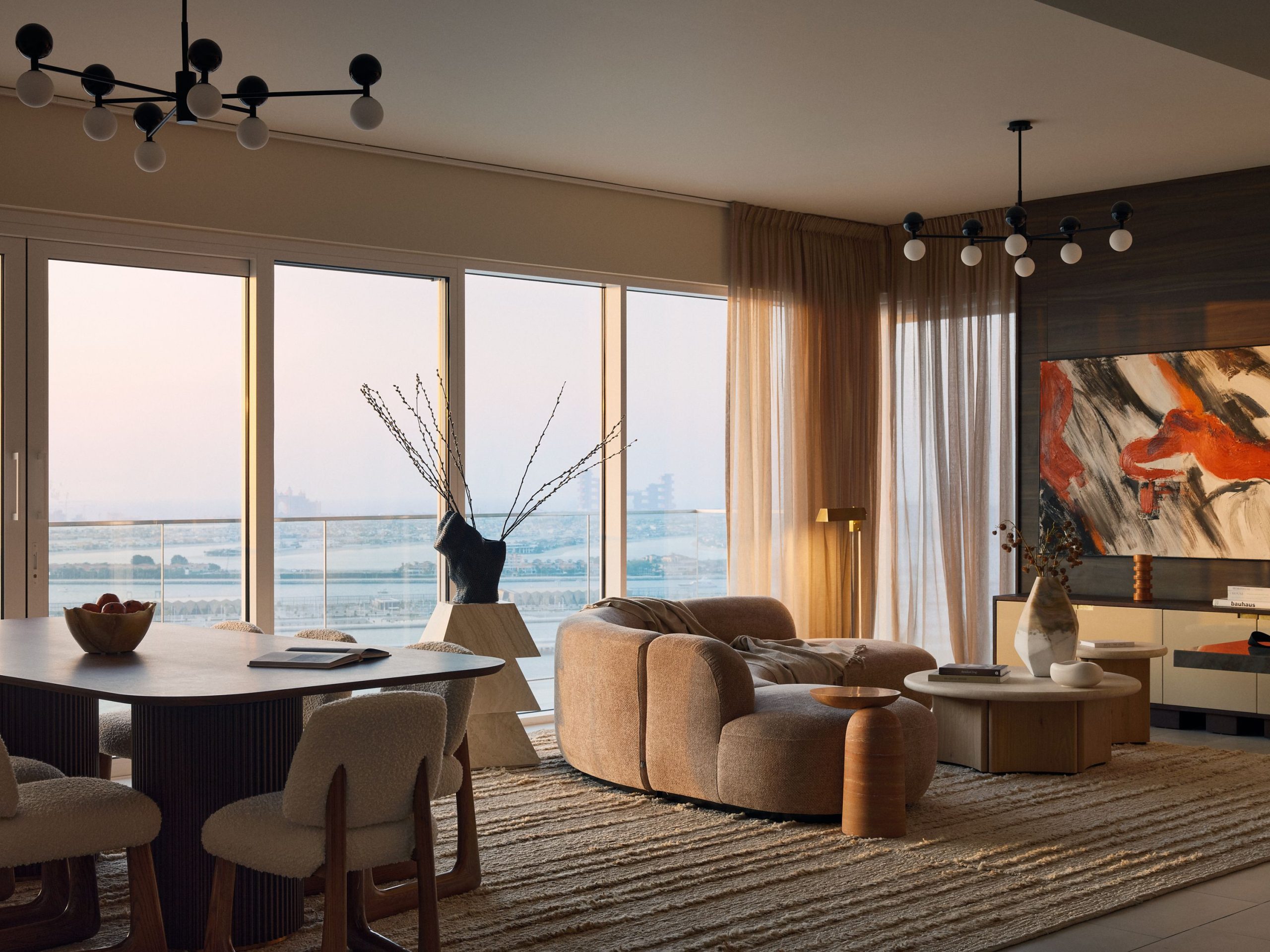 can ho dubai view bien noi that sang trong