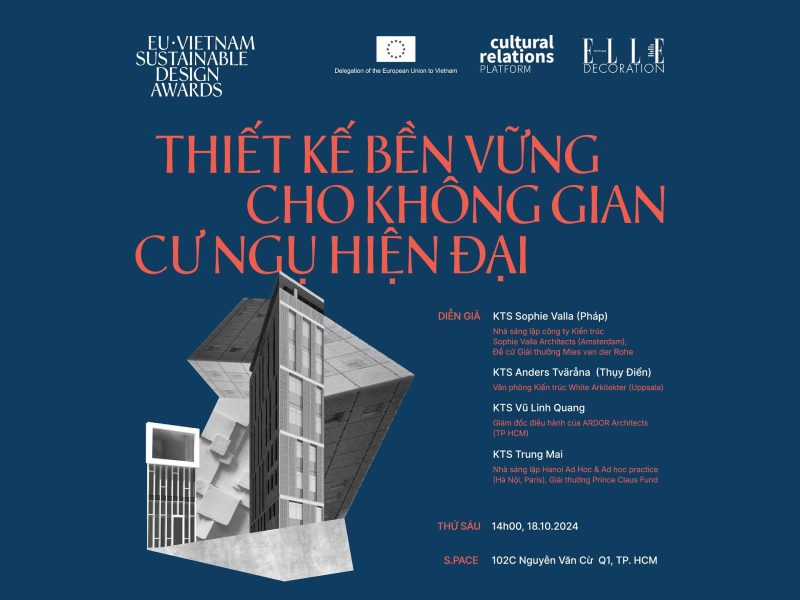 Liên minh EU khởi động dự án về Thiết kế Bền vững EVSDA với workshop về Kiến trúc