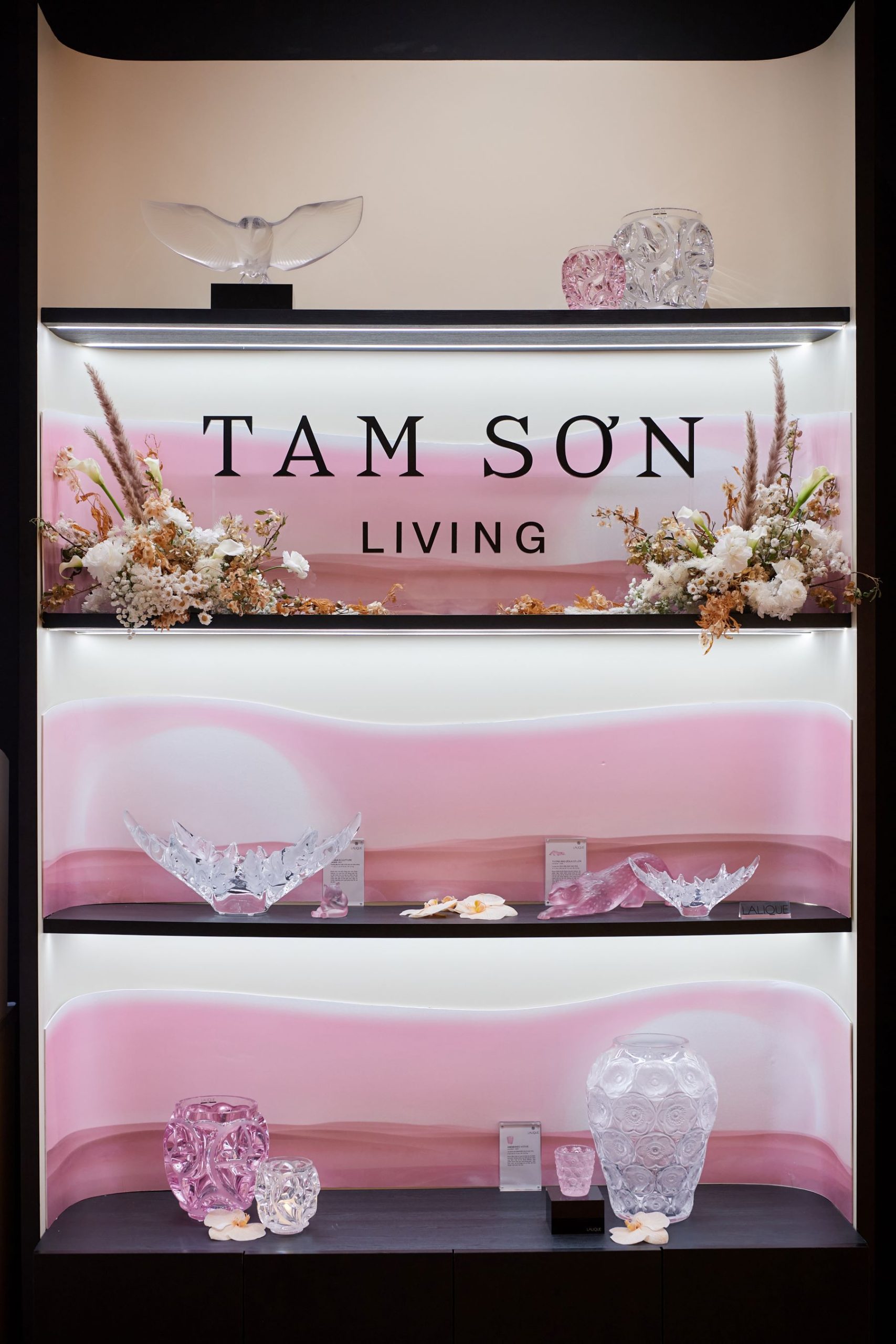 lalique trien lam Iconics Rose Nebula pha le