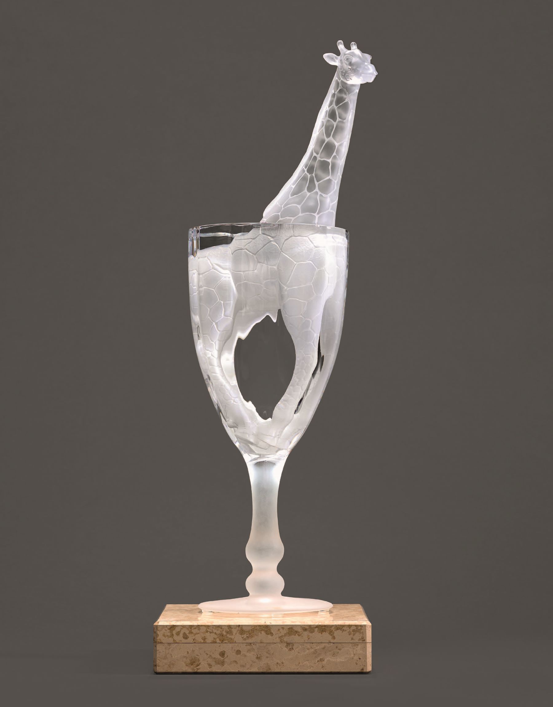 ly lalique huou cao co Le Bain de Cristal