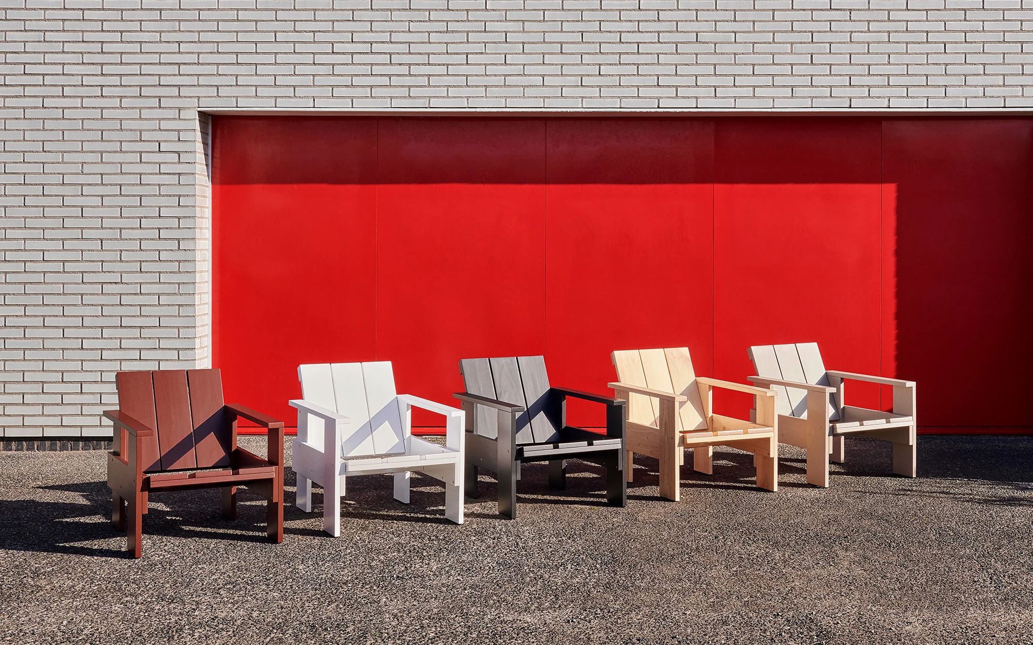 ghe ngoai troi outdoor armchair Crate Gerrit Reitveld Hay