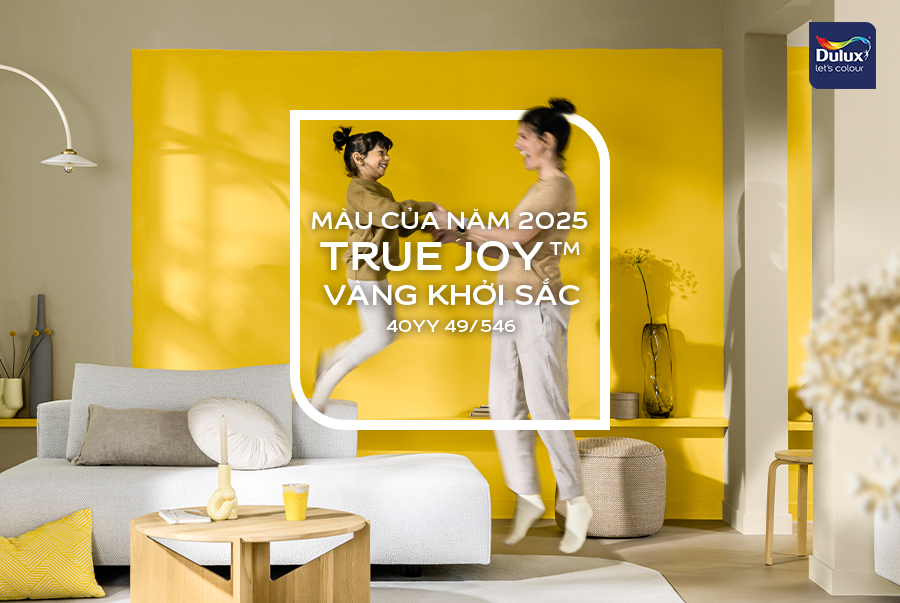 dulux mau cua nam true joy vang khoi sac