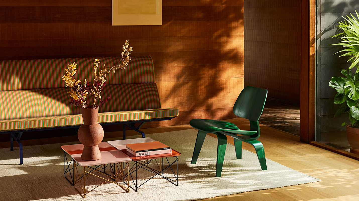 eames office charles and ray eames thiet ke hien dai veneer fiberglass ghe LCW