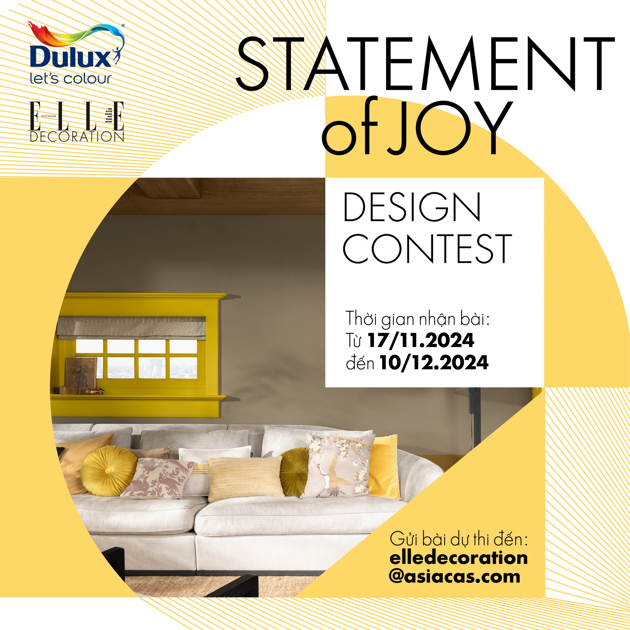 dulux cuoc thi statement of joy vang khoi sac