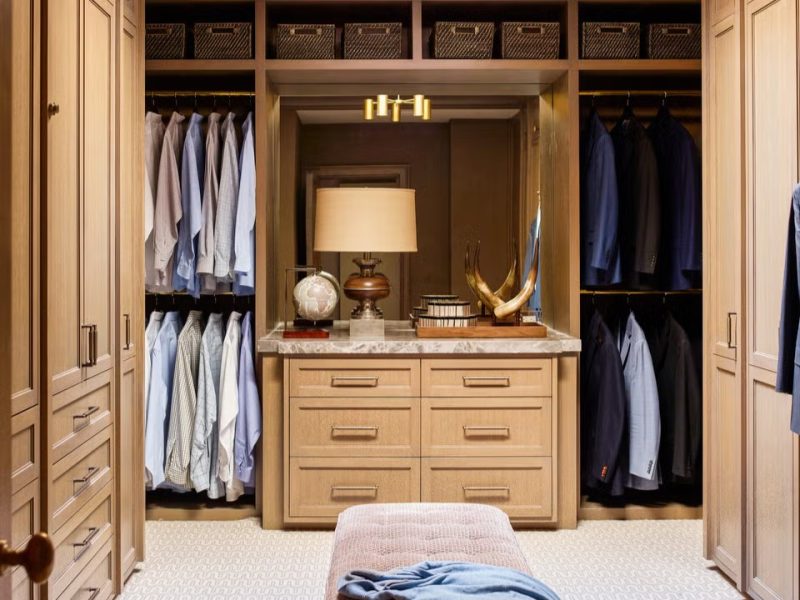 Không gian cá tính với tủ quần áo walk-in phong cách