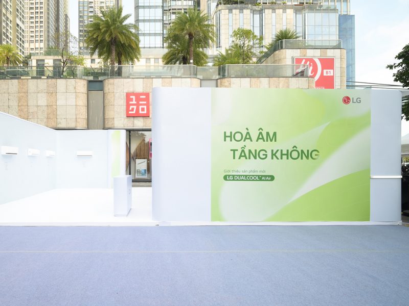 LG giới thiệu điều hoà DUALCOOLTM AI Air tại triển lãm “Hòa âm tầng không”