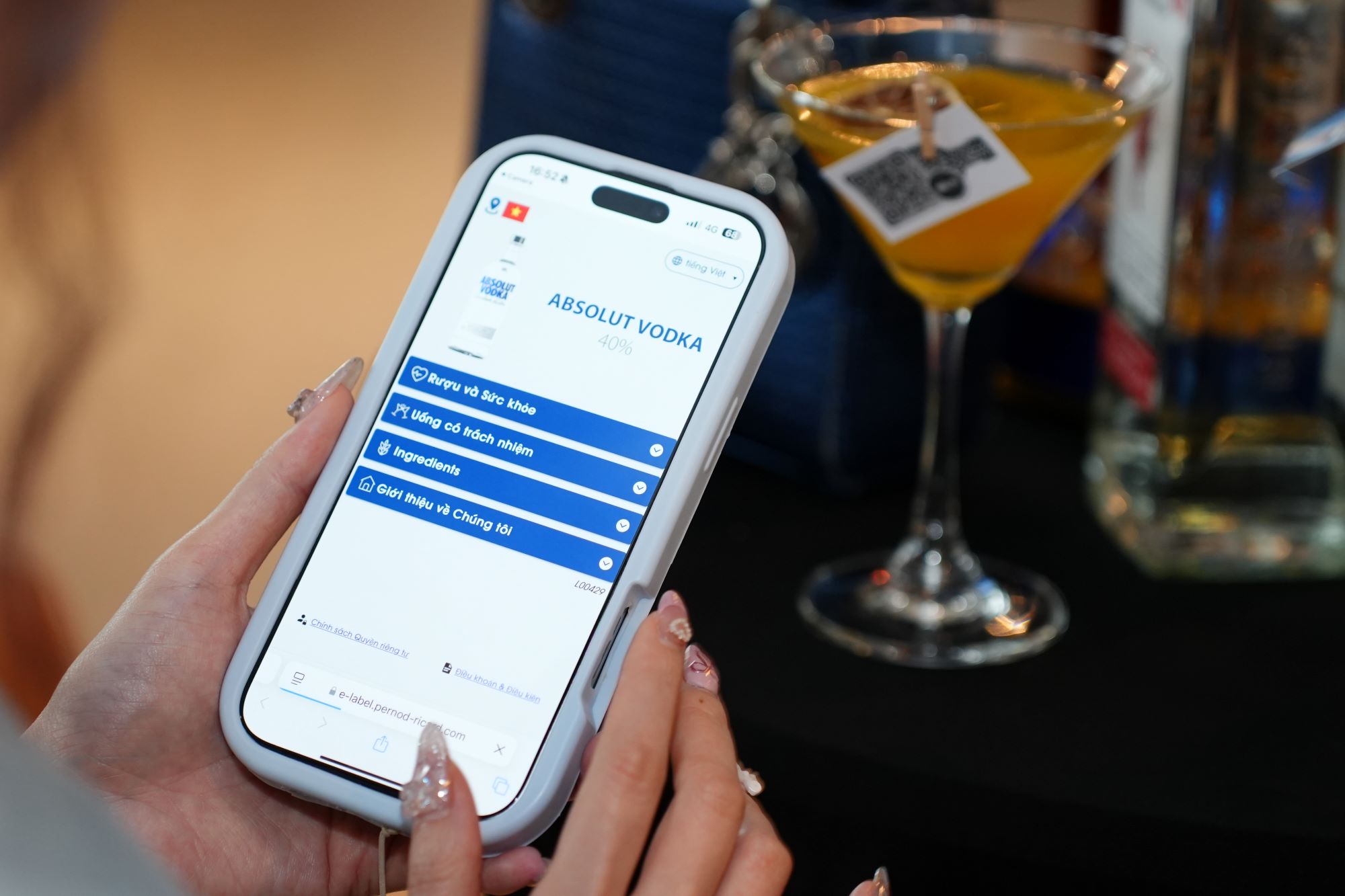 e label pernod ricard uong trach nhiem