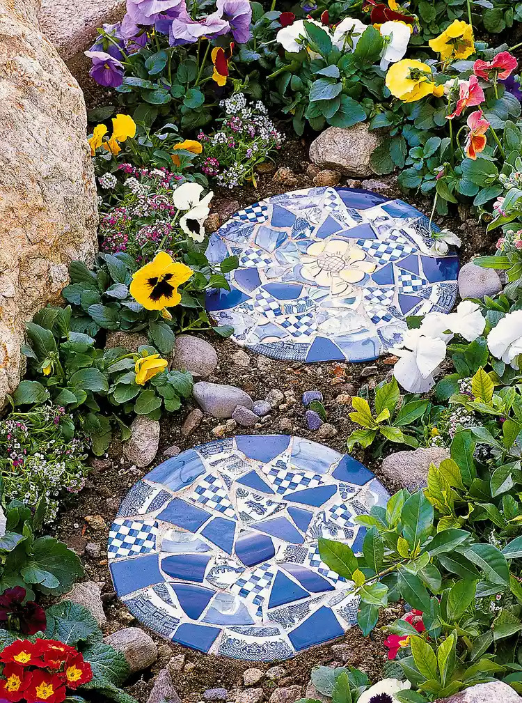 san vuon canh quan tieu canh mosaic