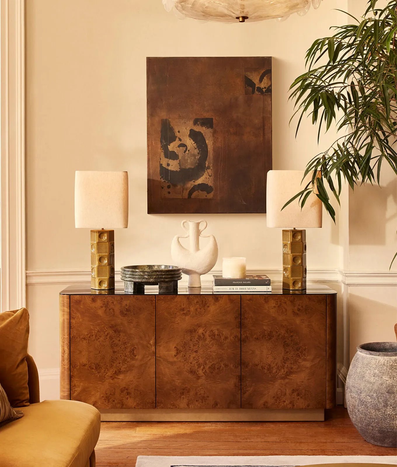 noi that phong khach ban console lap xuan noi that