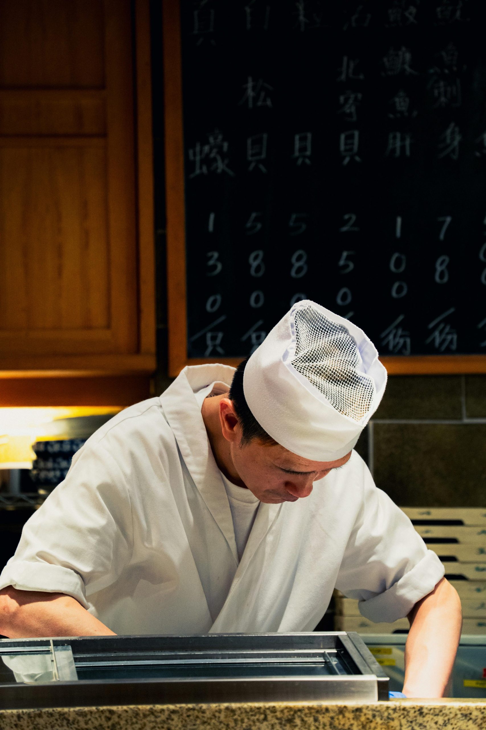 dau bep sushi nha hang Kashiwaya Hideaki Matsuo