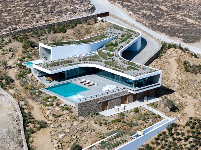 Biệt thự Aimasia trên đảo Mykonos: Khi thiên nhiên góp phần định hình thiết kế