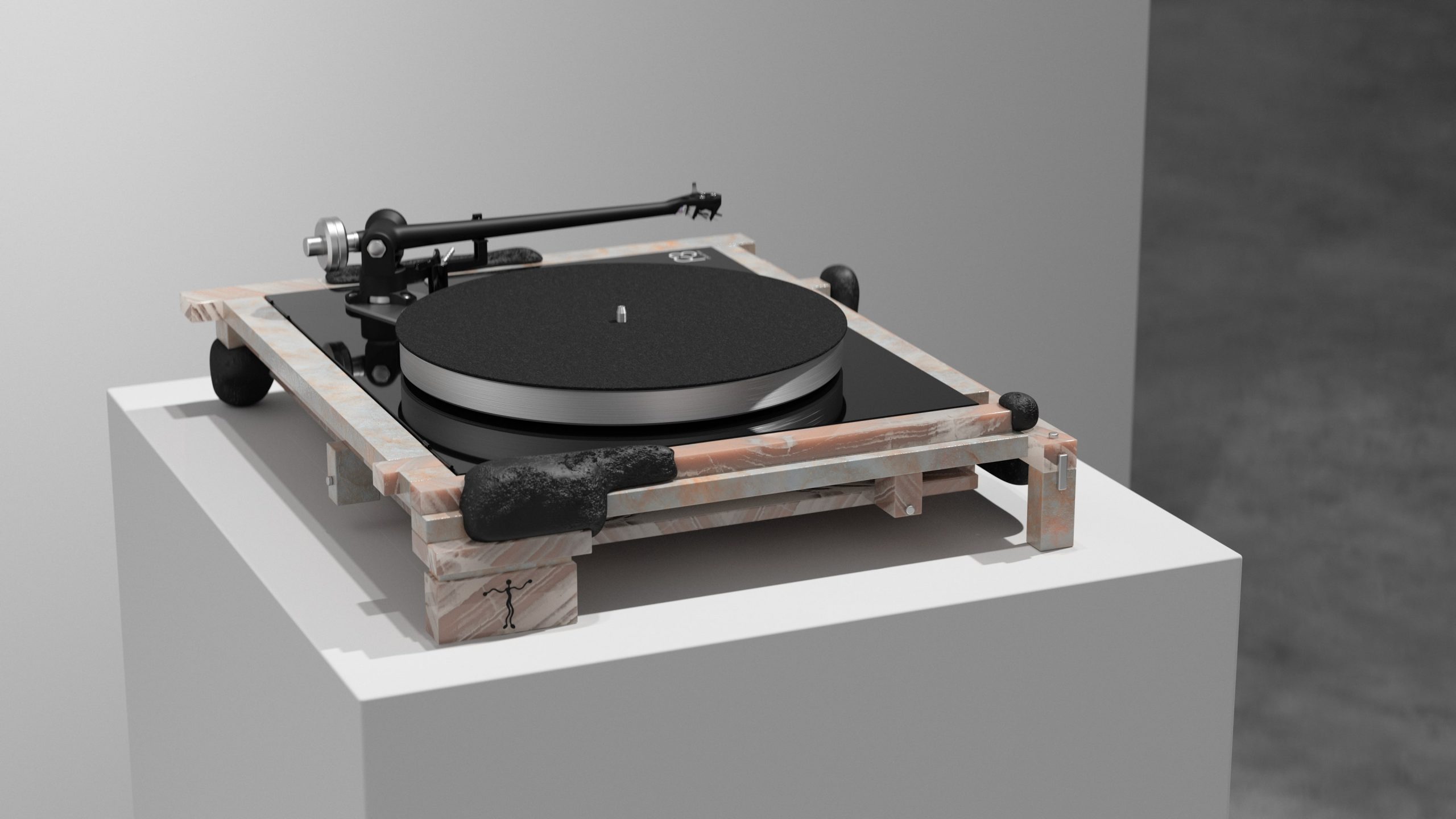 may nghe dia than vinyl thiet ke da cam thach taras yoom