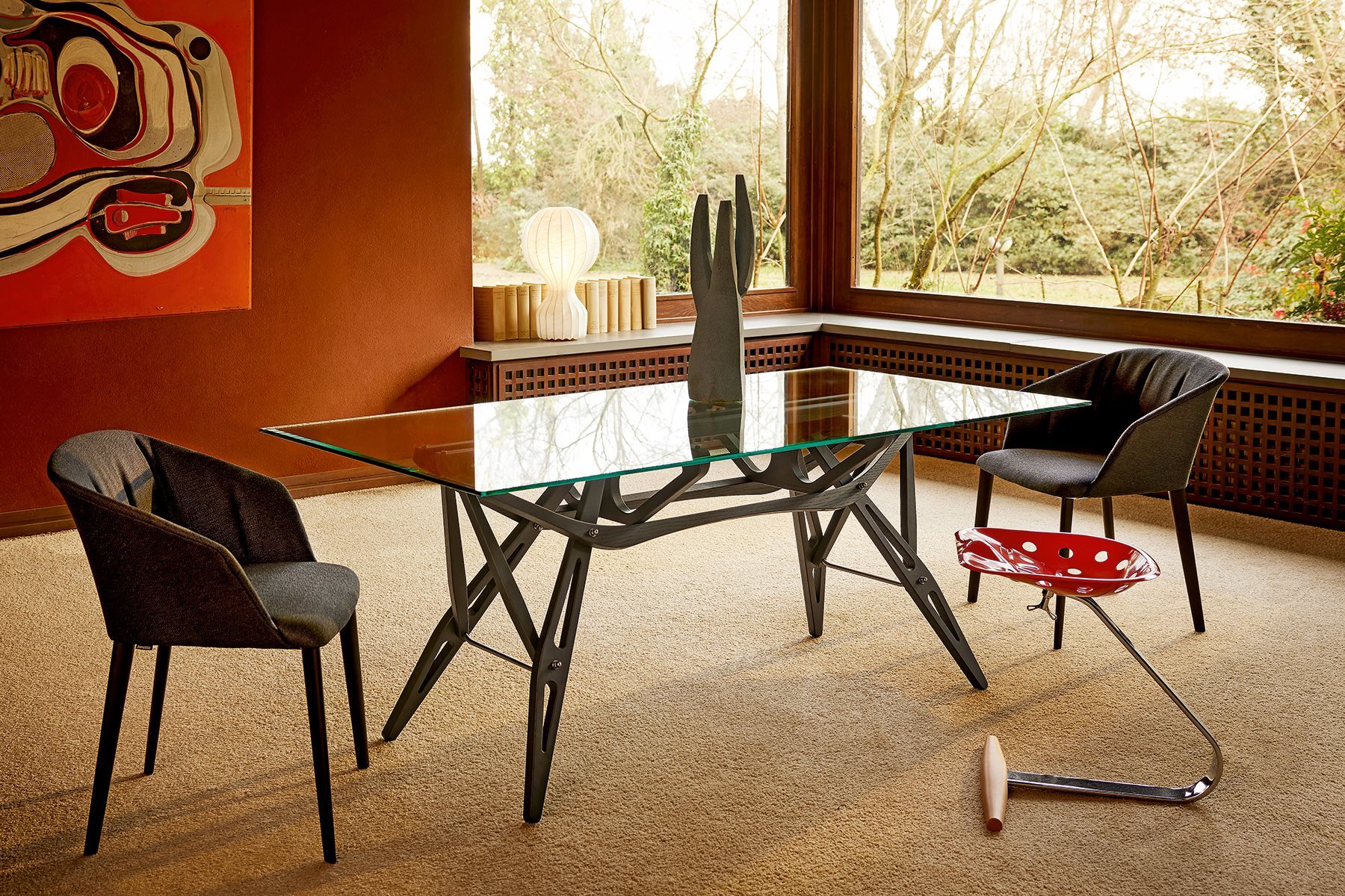 mat ban kinh table top REALE Zanotta