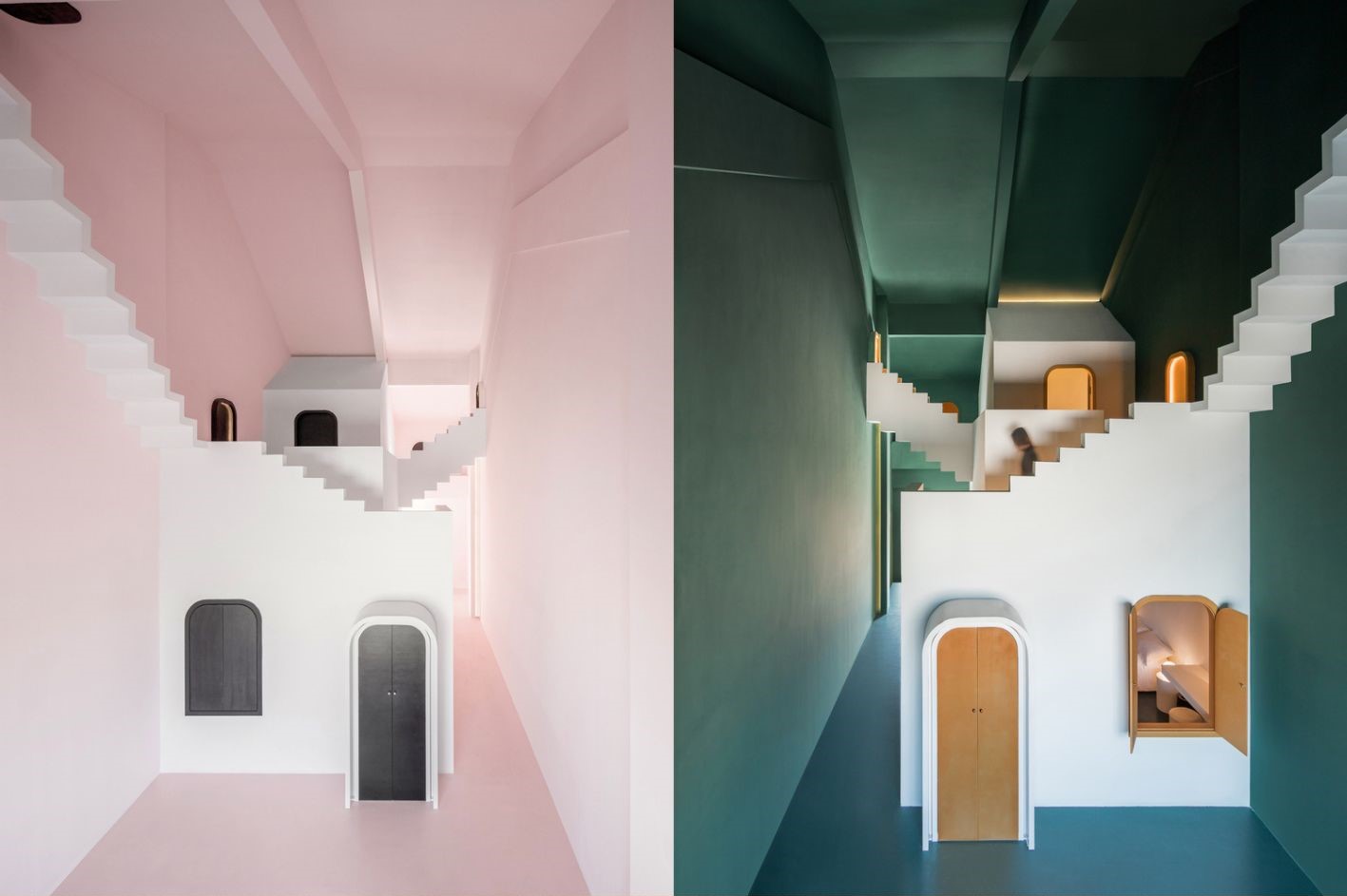 escher kien truc noi that dream maze studio 10