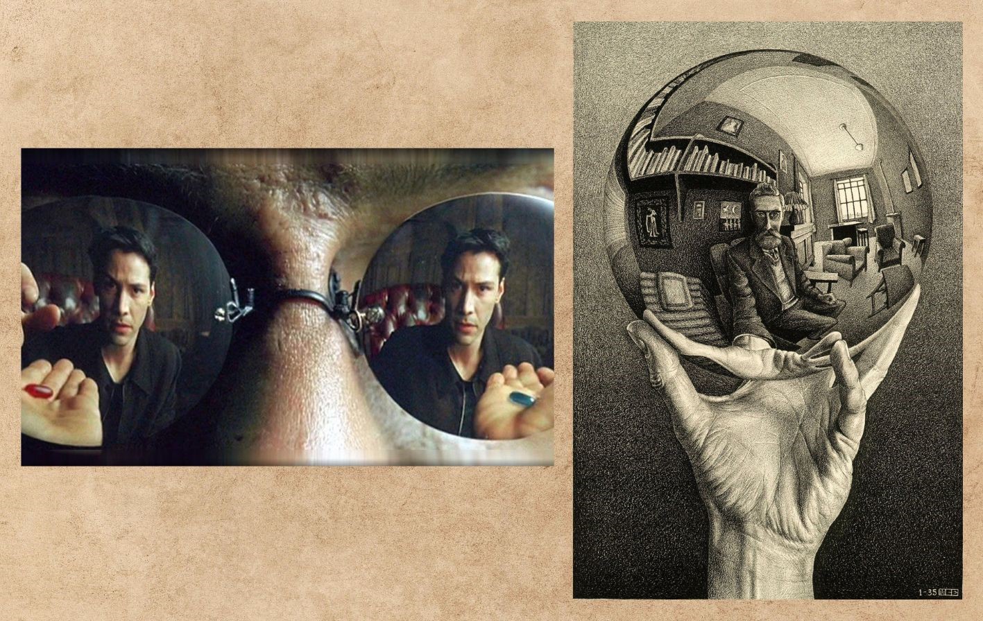 Hand with Reflecting Sphere 1935 escher the matrix