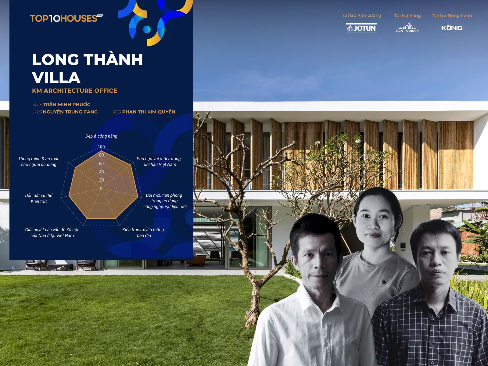 top 10 awards long thanh villa 