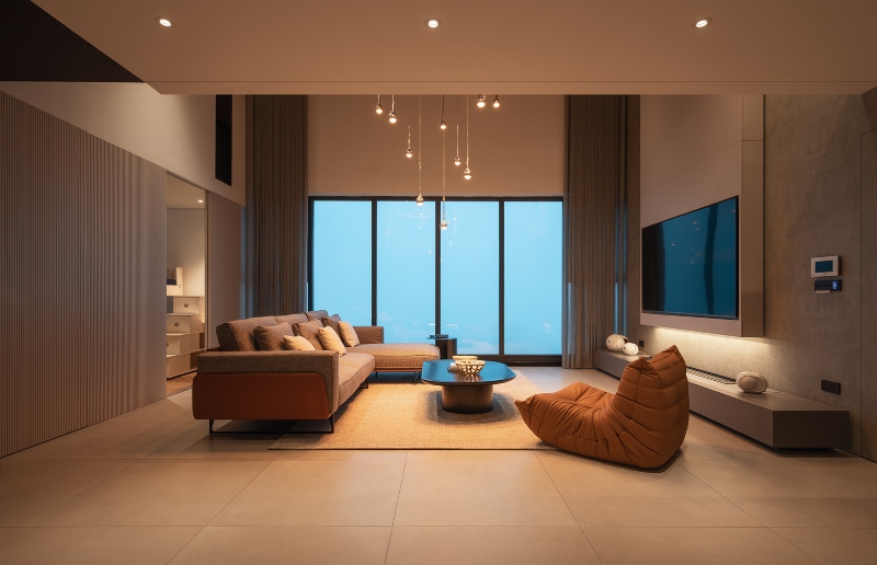 phong cach trang tri noi that minimalism Penthouse Metropolis IDEE Architects