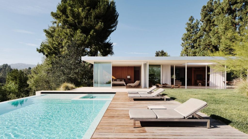 nha 1 tang nha mot tang bungalow Clear Oak Woods Dangaran Encino California