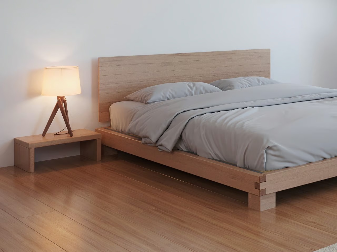 giuong go wood bed Hiro Torino Vivere Zen