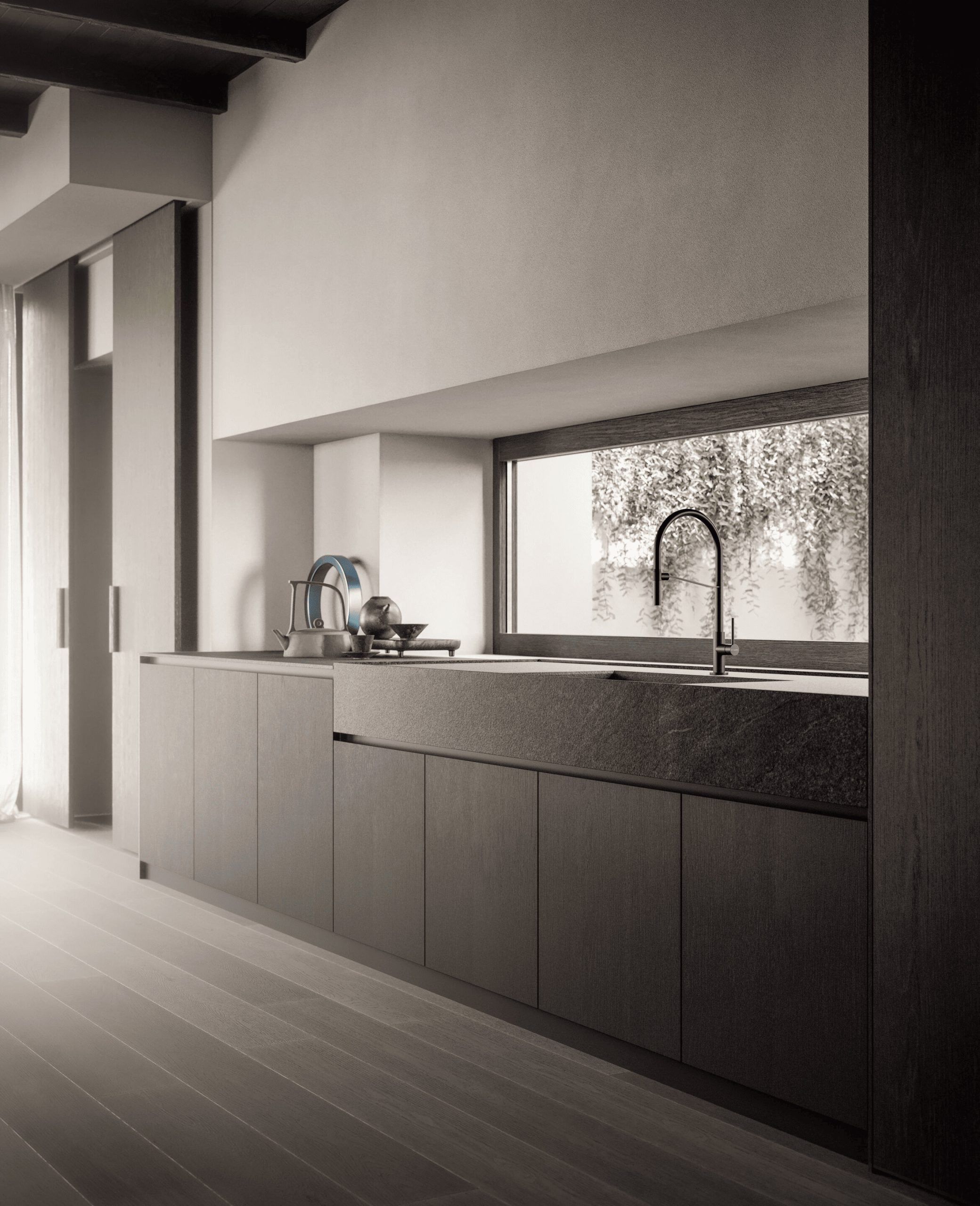 kitchen counter kitchen table MATERIKA Pedini