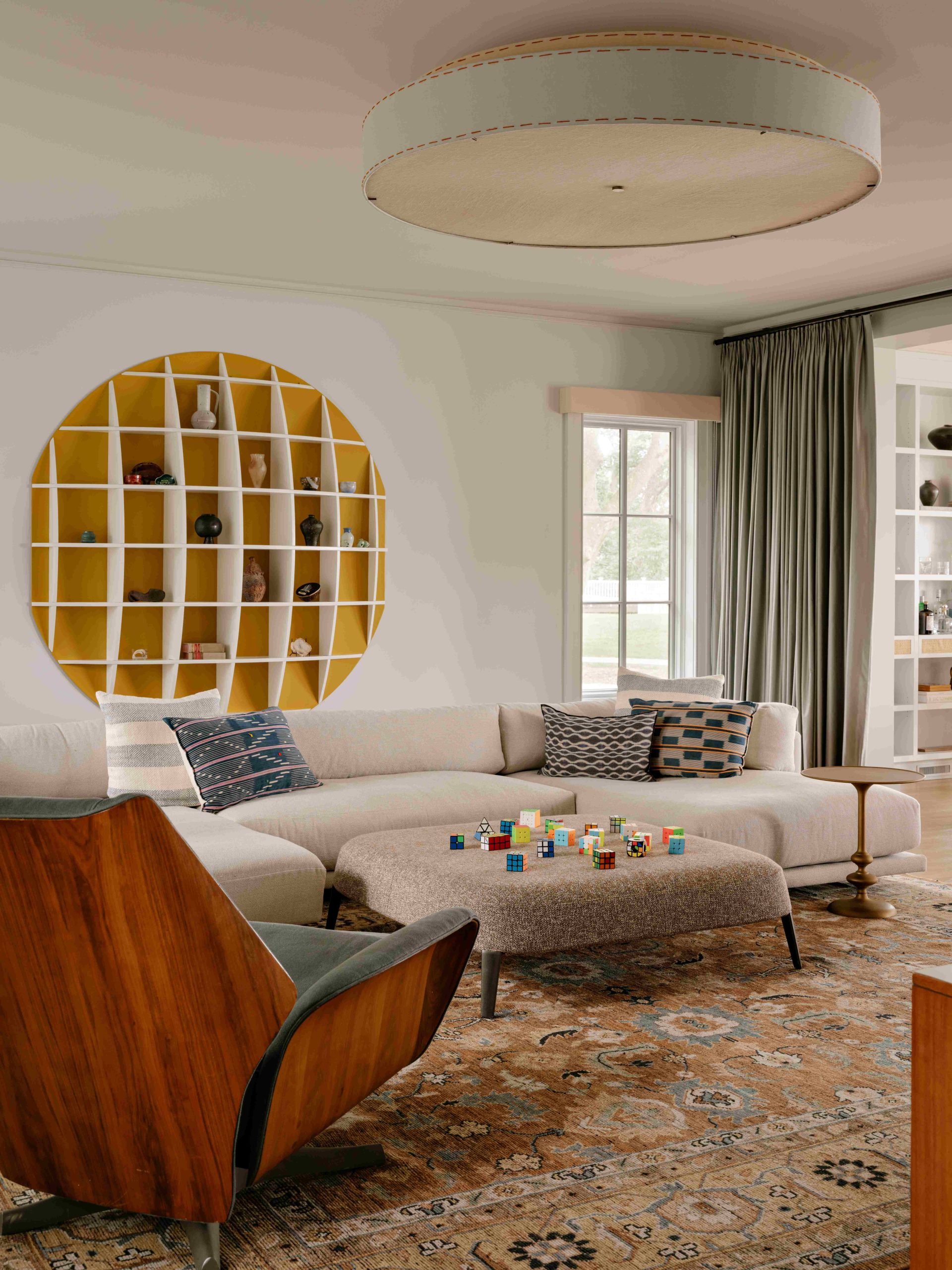 Setauket biet thu Long Island villa New York phong cach Tuscan Evan Edward