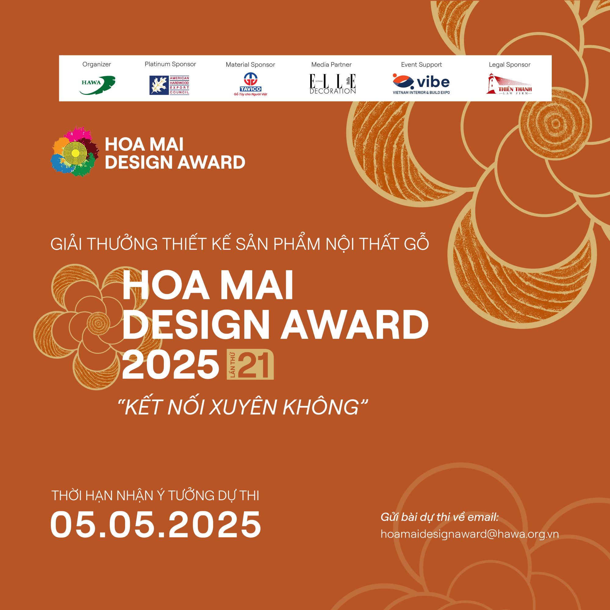 hoa mai design awards 2025 giai thuong cuoc thi thiet ke