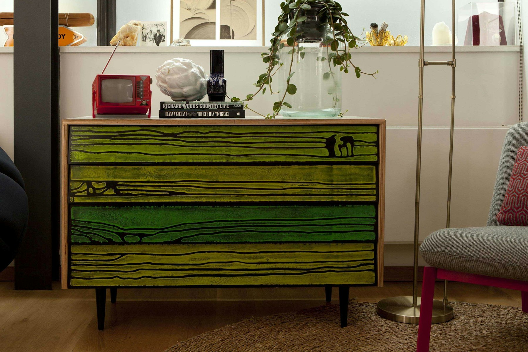 TV cabinet Wrongwoods Established&Sons Richard Woods Sebastian Wrongs