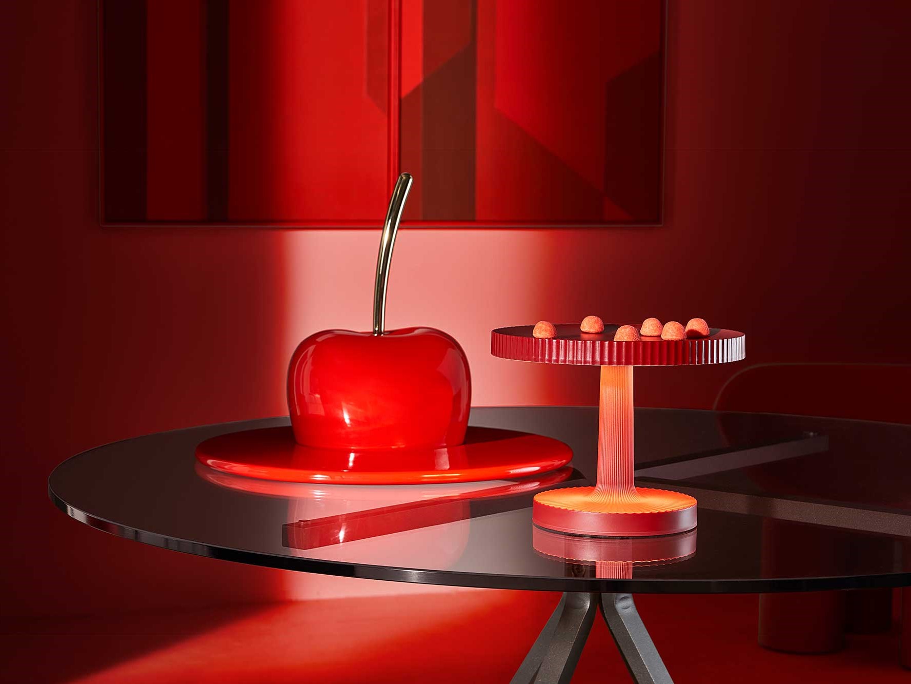 khay tray Cherry Me Up Driade Nika Zupanc Melt Me Collection