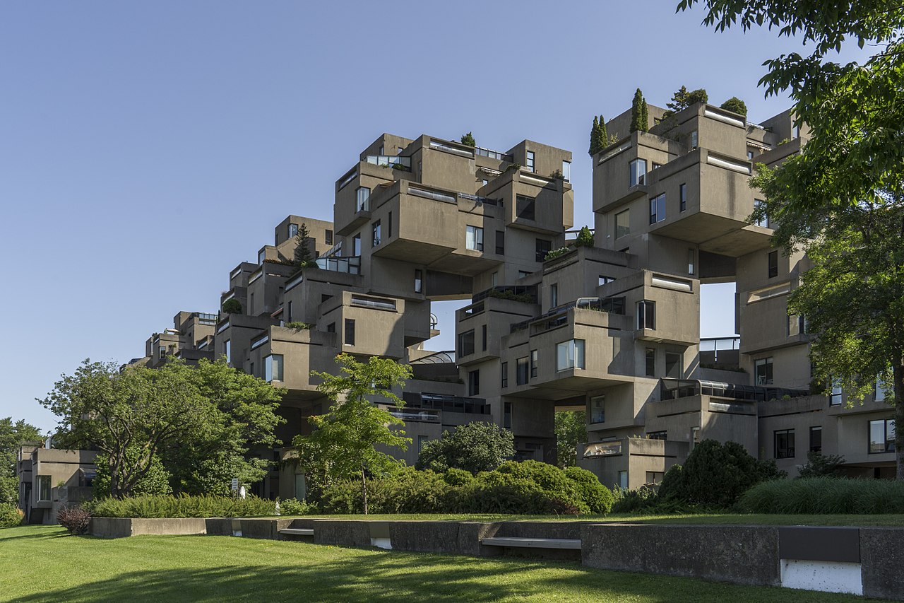 Habitat 67 Montreal 1967 Moshe Safdie chung cu