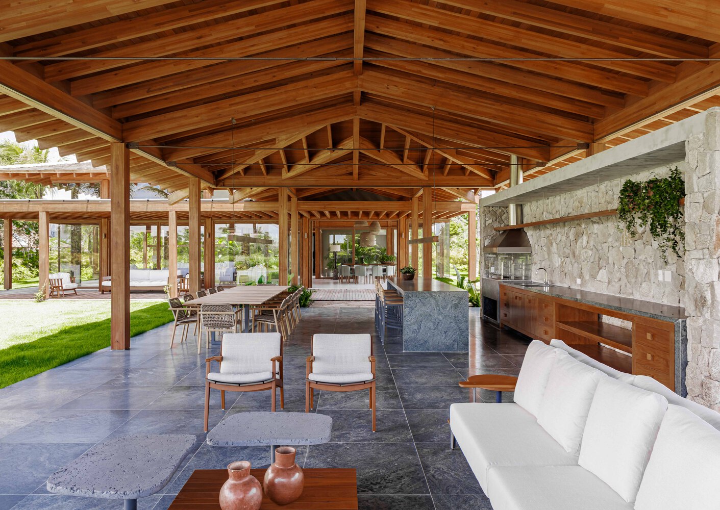 wood ceiling