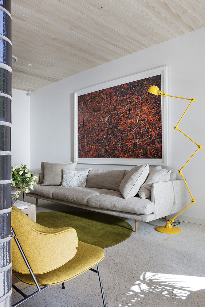 polished concrete The Brick Clare Cousins Architects
