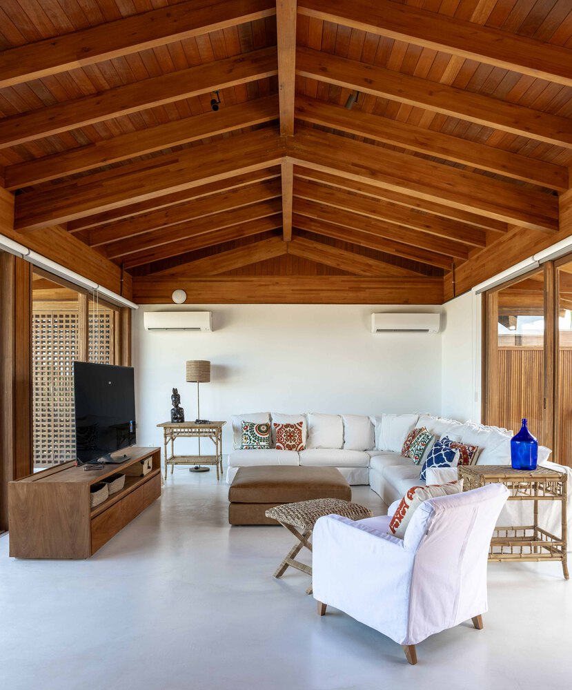 wood ceiling Casa GS Attmo Arquitetos