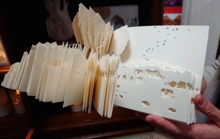 nghe thuat cat giay nhat ban Kirie Kirigami
