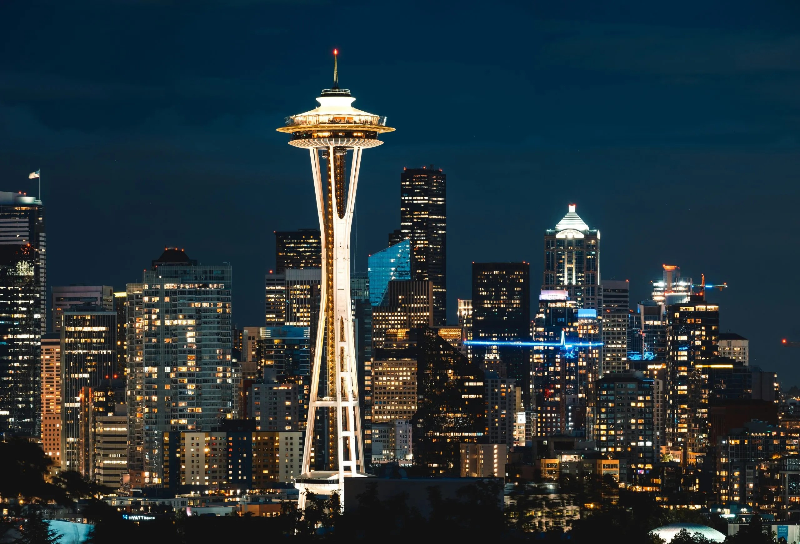 Space Needle kien truc hien dai thap expo Seattle 1962