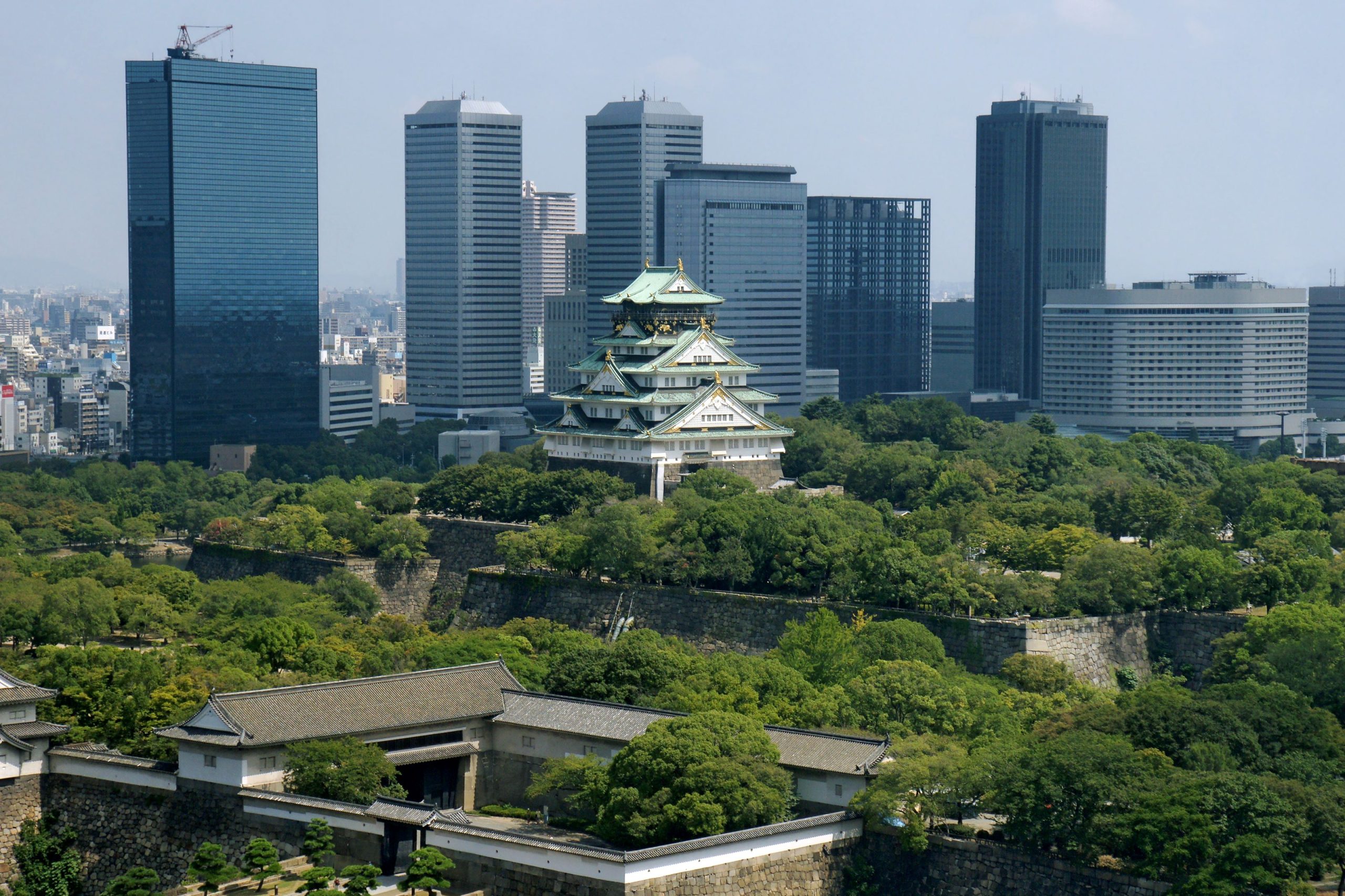 osaka castle kien truc architecture