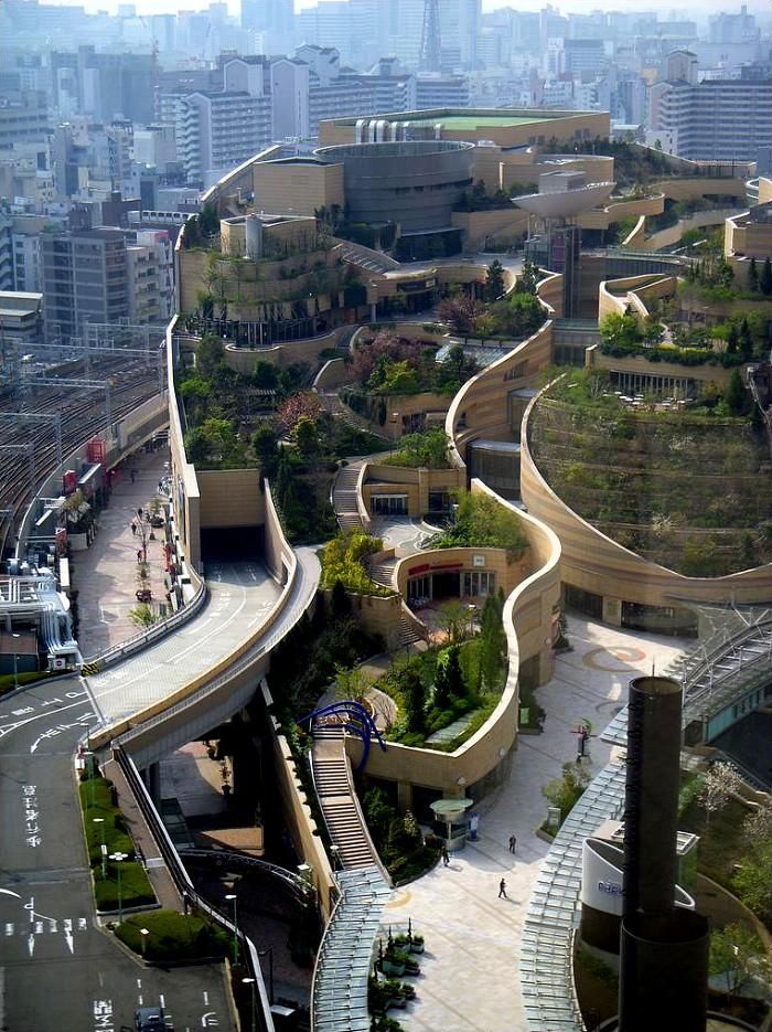 kien truc architecture Namba Parks The Jerde Partnership
