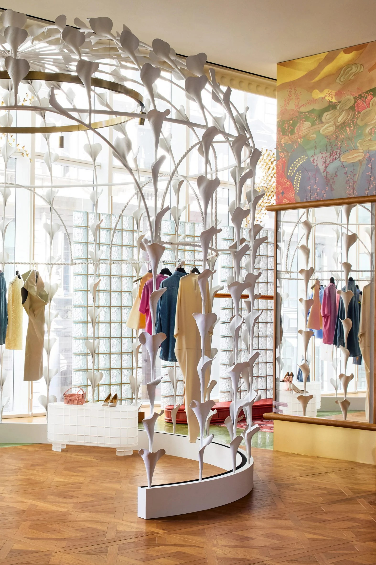 phong cach art deco Printemps New York Red Room