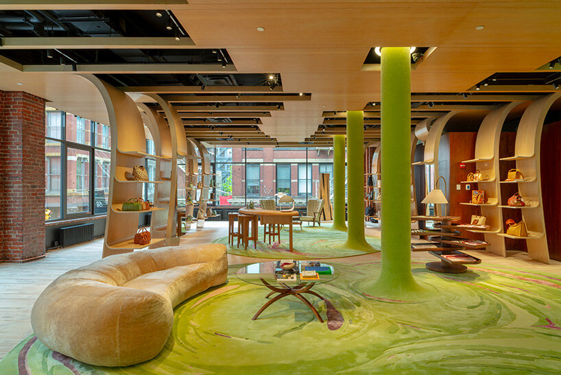 cua hang flagship longchamp New York La Maison Unique Heatherwick Studio
