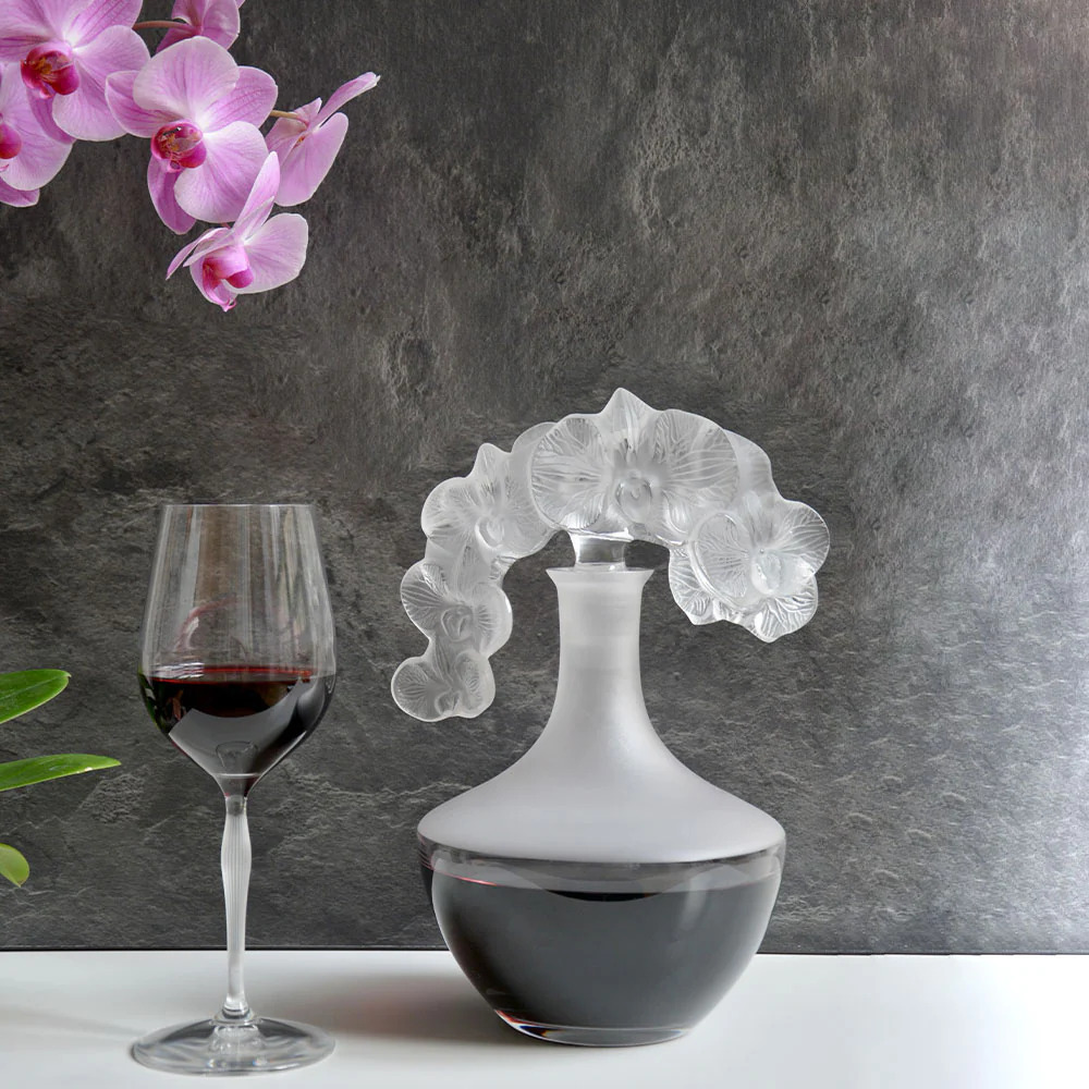 crystal decanter lalique hoa lan