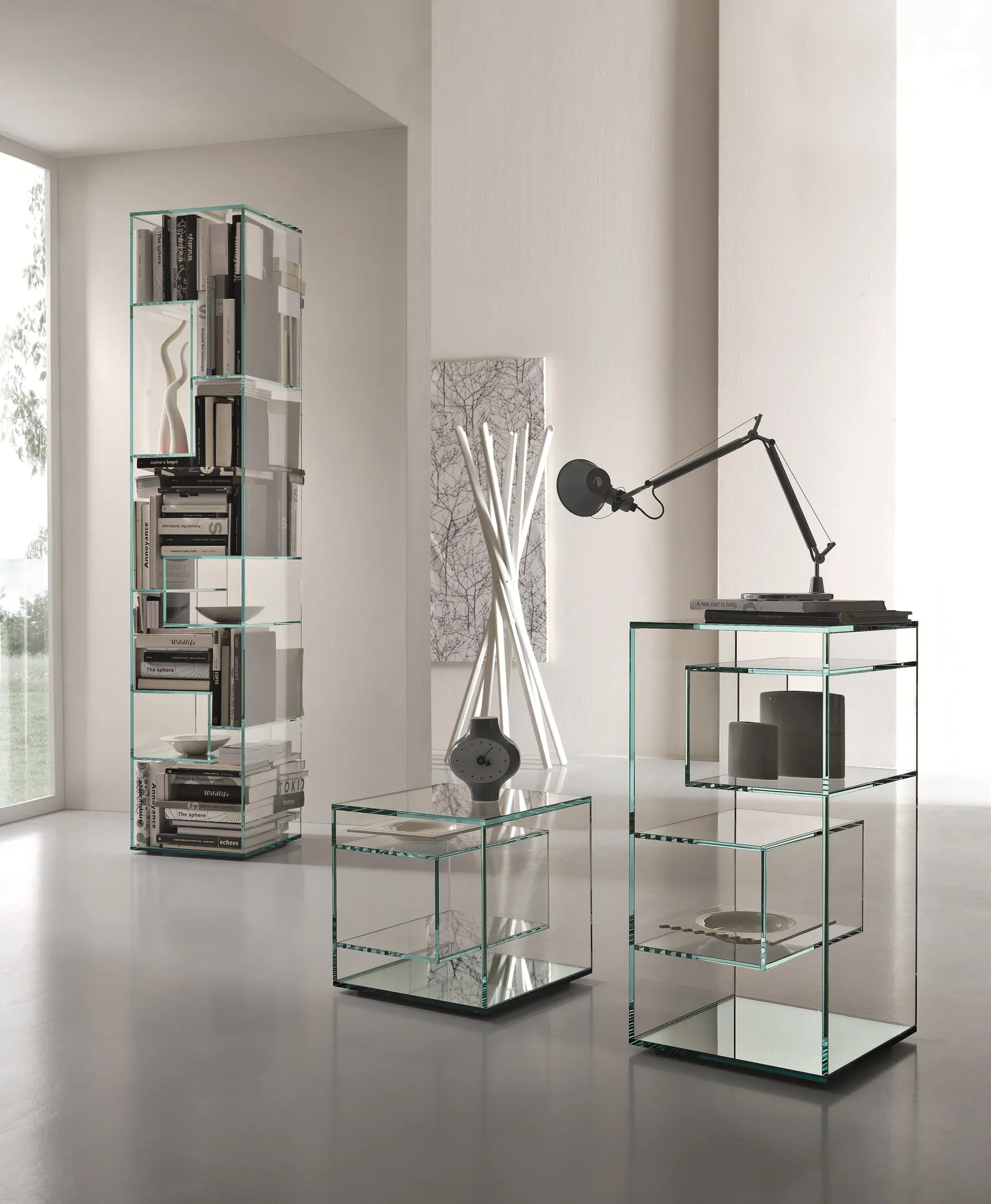 bedside table bedroom cabinet Liber E Tonelli Design
