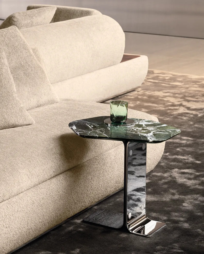Mirror Polishing Ethan table Minotti Giampiero Tagliaferri