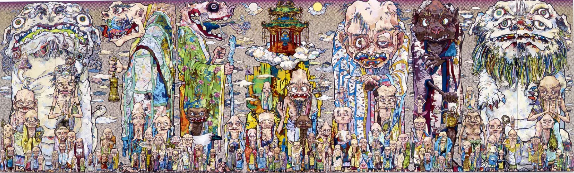 100 Arhats Takashi Murakami tac pham duong dai