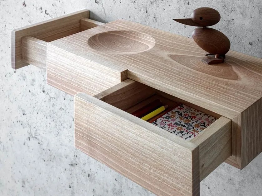 wood bookshelf phong khach phong lam viec phong doc sach Bàuti Small Fioroni