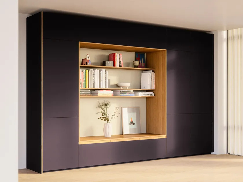 built-in wardrobe phong khach phong ngu Smart Line Furniture FC07 Neuvermoebelt