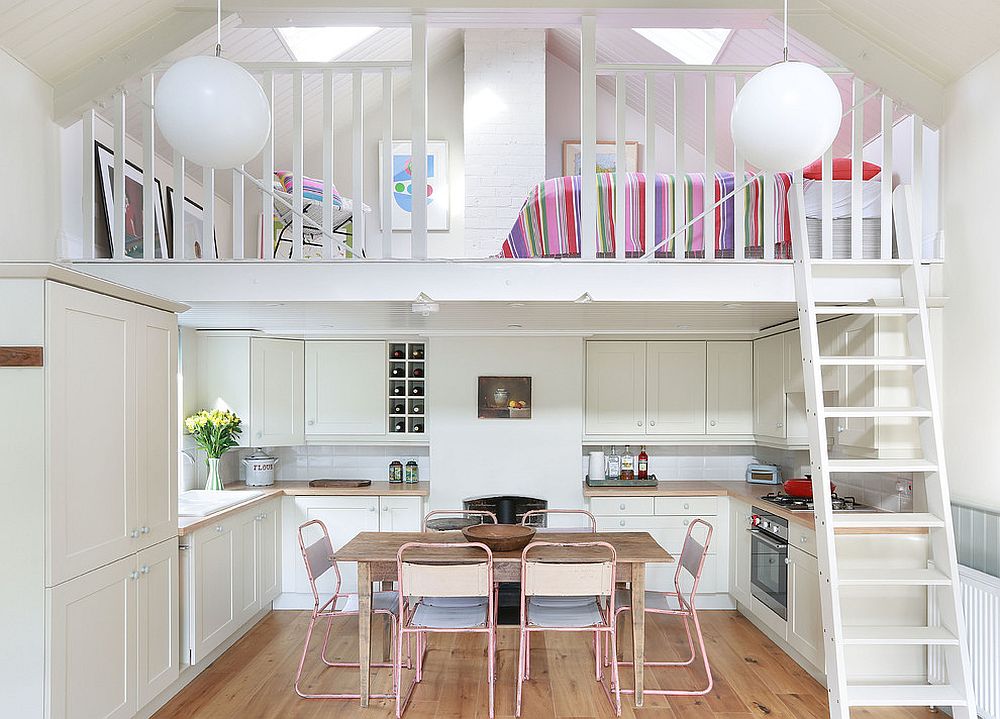 Nên tránh đặt bếp bên dưới phòng ngủ. Ảnh: Decoist