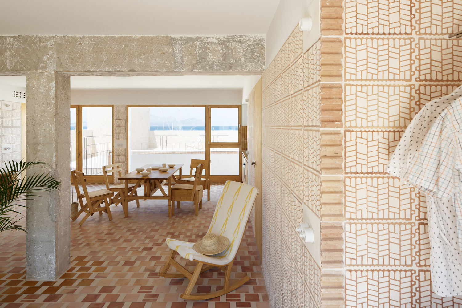 cong trinh flooring tiles Lodging Can Picafort TEd'A arquitectes dat nung