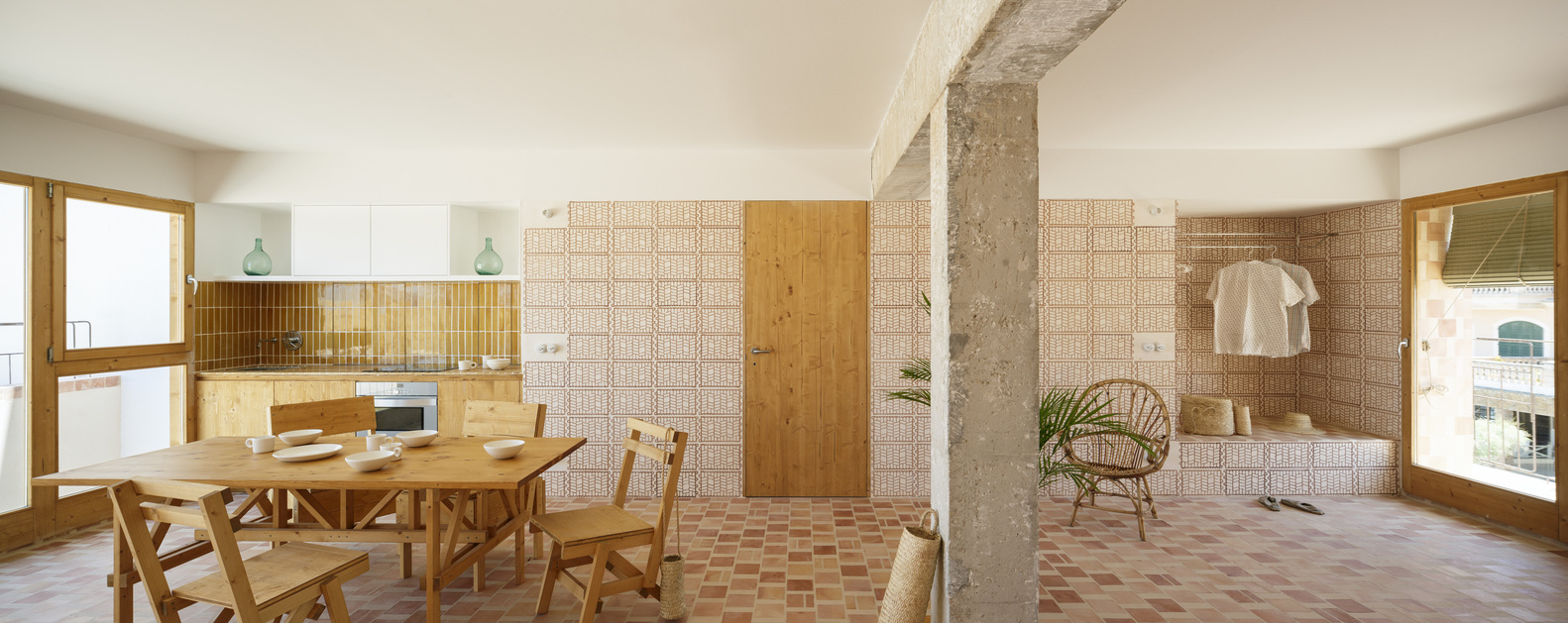 gach lat nen cong trinh flooring tiles Lodging Can Picafort TEd'A arquitectes