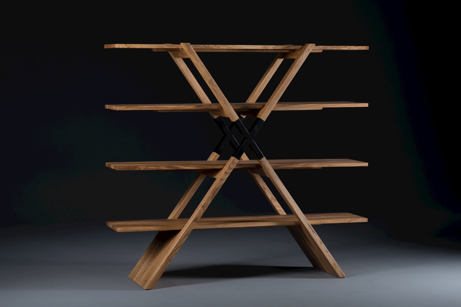 ke go wood bookshelf phong khach phong lam viec phong doc sach X Artisan Gabriella Bellon