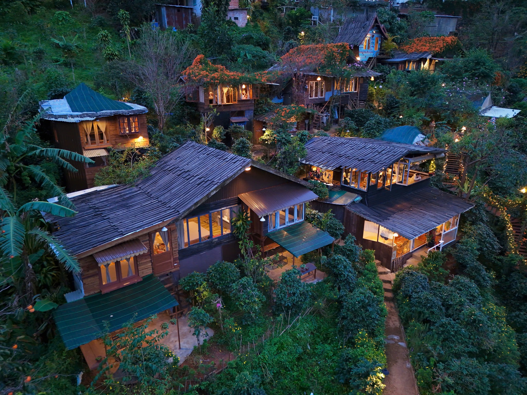 khach san luu tru Homestay cu tren cay