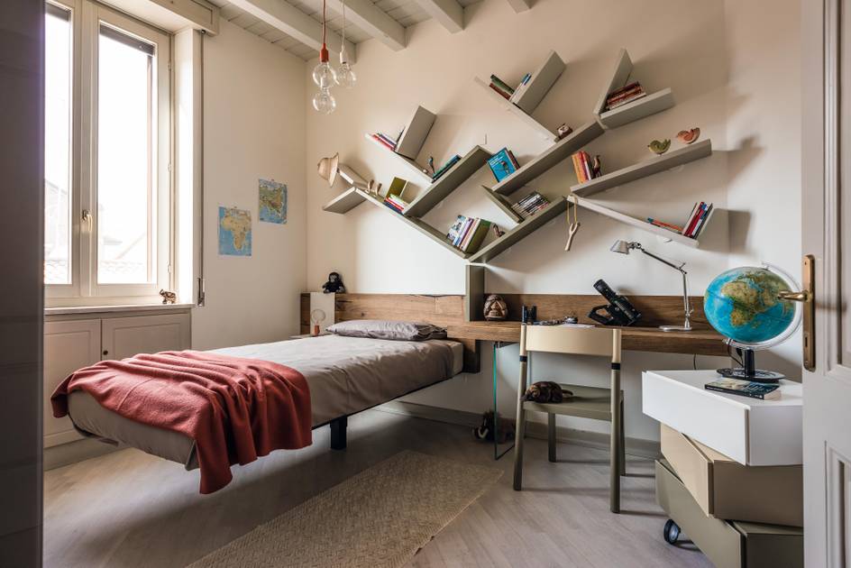 ke go wood bookshelf phong khach phong lam viec phong doc sach DiagoLinea LAGO